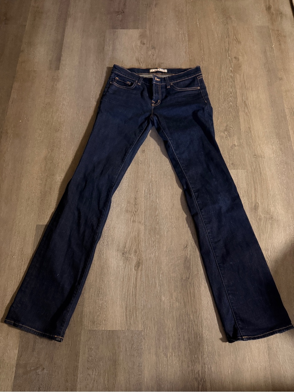 J Brand Dark Blue Flare Jeans